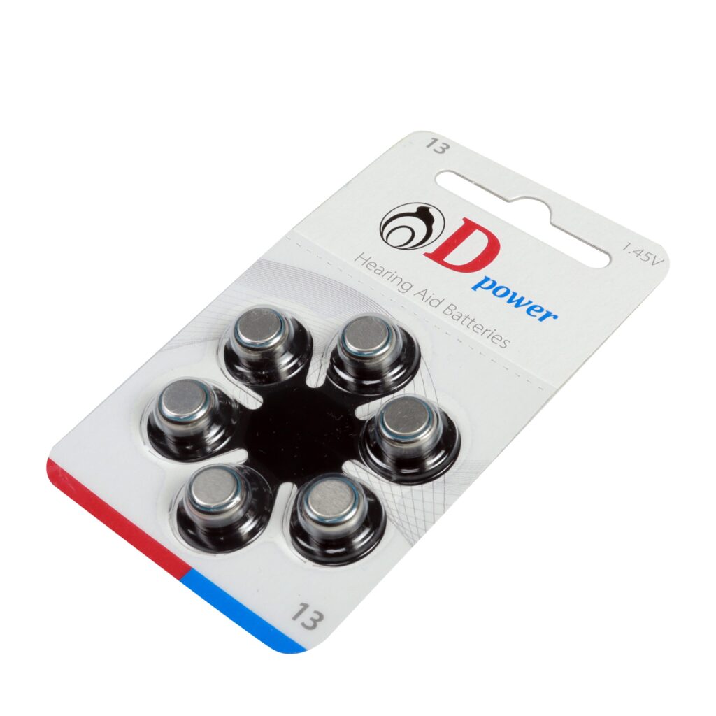 باطری سمعک کد 13 برند Dpower