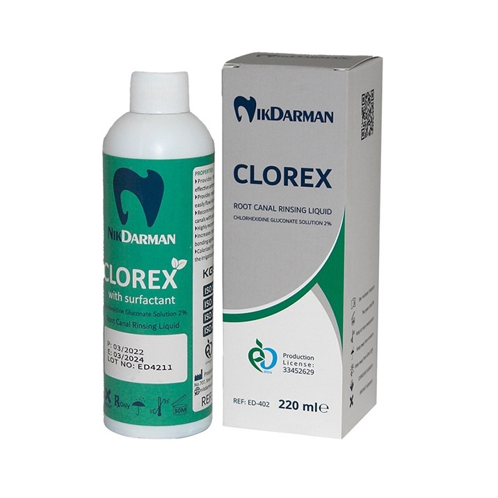 محلول کلرهگزیدین 2% Clorex 220ml