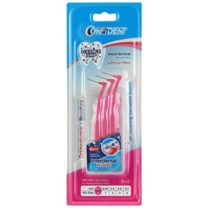 مسواک بين دنداني کانفيدنت صورتي ISO0