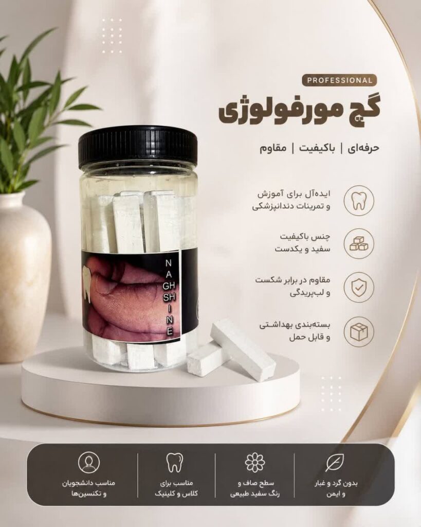نمای کلی از مجموعه گچ مورفولوژی نقشینه ۱۲ عددی