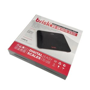 ترازو دیجیتال بریسک مدل BS-08 با صفحه شیشه‌ای