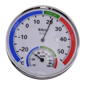 دماسنج و رطوبت سنج محیط مدل Anymeters-Sikla با صفحه نمایش بزرگ رومیزی