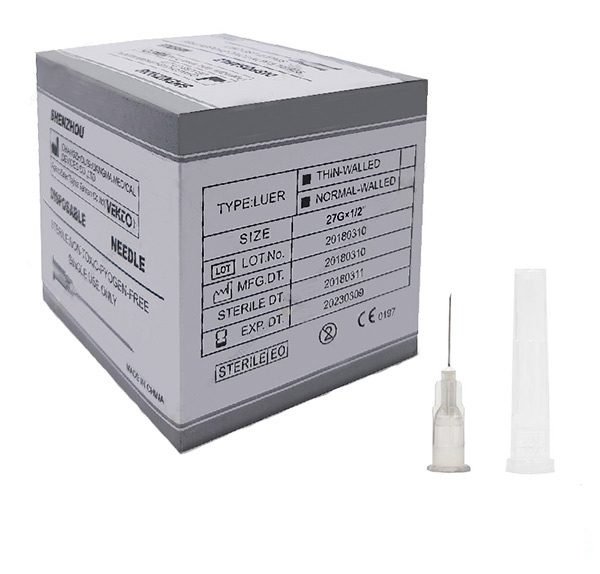 1 سرسوزن مزوتراپی وکتو گیج 27 طول 12 میلیمتر