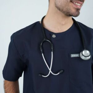نمای نزدیک از بافت پارچه تترون