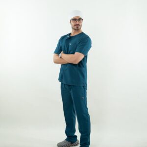 ست اسکراب پزشکی کله غازی مدل الیت شامل تیشرت و شلوار