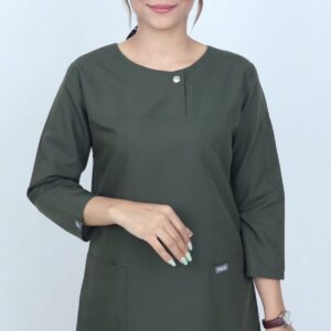 اسکراب پزشکی زنانه مدل الیت رنگ گرافیت