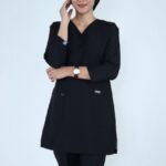 اسکراب پزشکی زنانه مدل الگانت مشکی