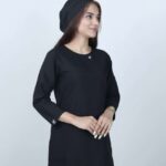 اسکراب پزشکی زنانه مدل الیت رنگ مشکی