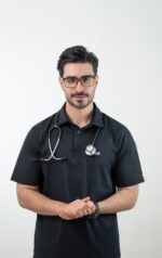 اسکراب مدل لرد مشکی - ست پزشکی یونیسکس کتان کش