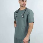 اسکراب پزشکی یونیسکس مدل الیت با پارچه تترون خنک و کم چروک2