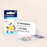 باتری سمعک وستینگهاوس سایز 10 بسته 6 عددی