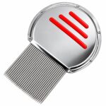 دندانه های استیل و شیاردار شانه ضد شپش ترمیناتور